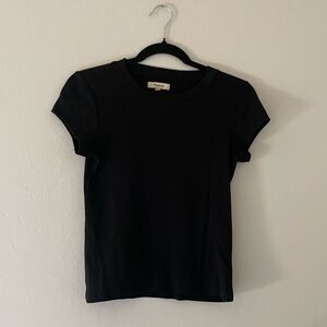 Madewell brightside tee black